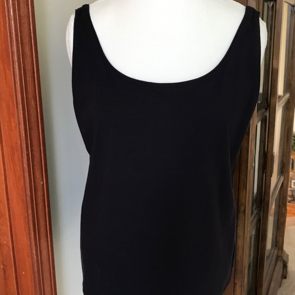 Eileen Fisher Black Tank.  Size  XL